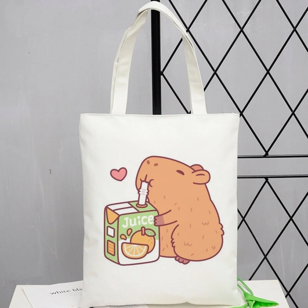 Capybara tote bag bolsas de tela totebag grocery shopping y2k femme