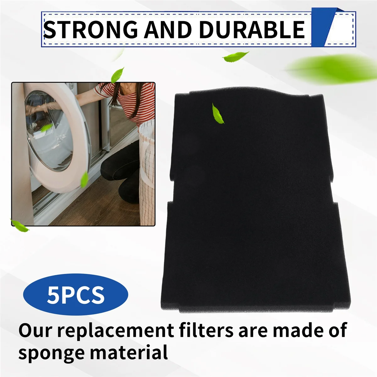 Qualidade! 5 PCS Filtros de Secador de Substituição para Beko/Grundig/Elektra Bregenz/Blomberg Parte 2964840100   Peças sobressalentes para secadora