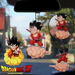 Anime Dragon Ball Goku Car Charms carino specchietto retrovisore ciondolo accessori interni Auto creativo Wukon Figure ornamenti regali