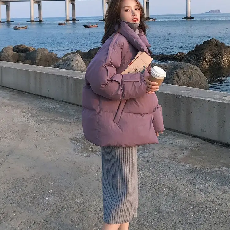 Winter New Korean Version Cotton Jacket Cotton Clothing Women's Short Style Loose Student Cotton Jacket Fashionable Jacket Women