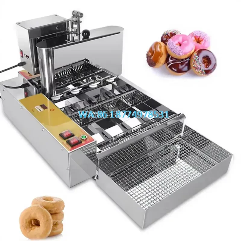 Wmwmnu for Automatic Production Mini Doughnut Maker Commercial Donut Maker Stainless Steel 80-60-40mm Donut Making