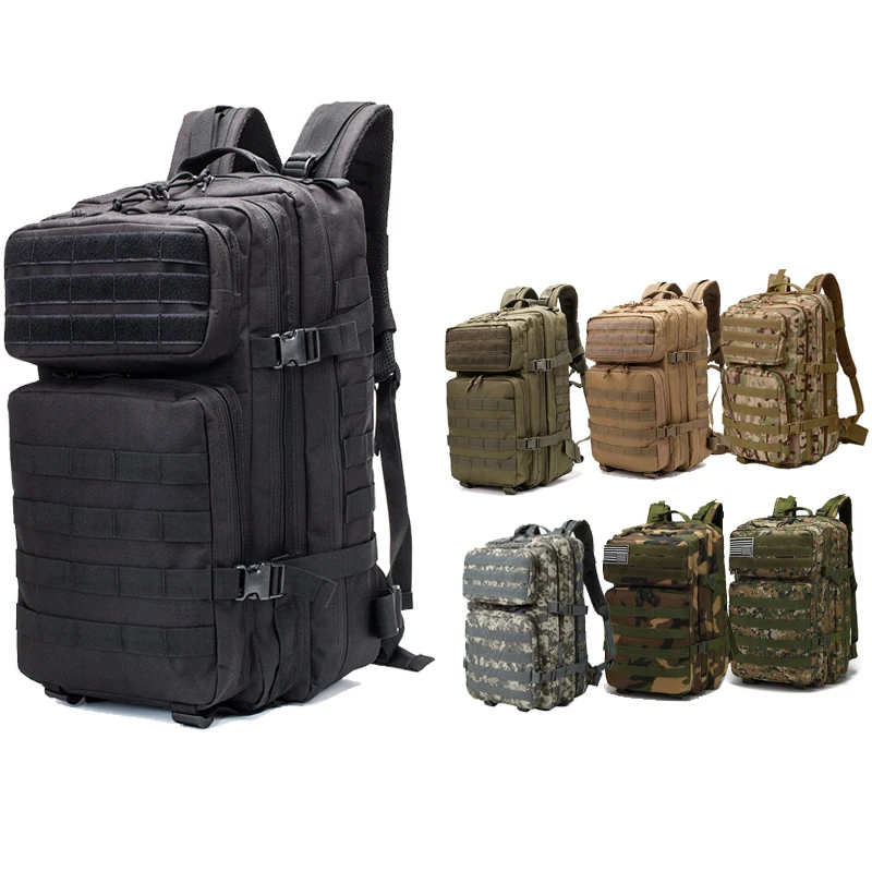 Large Capacity Tactical Sport Backpack Multifunctional Hiking Camping Climbing Shoulder Bag Assault Molle Backpacks