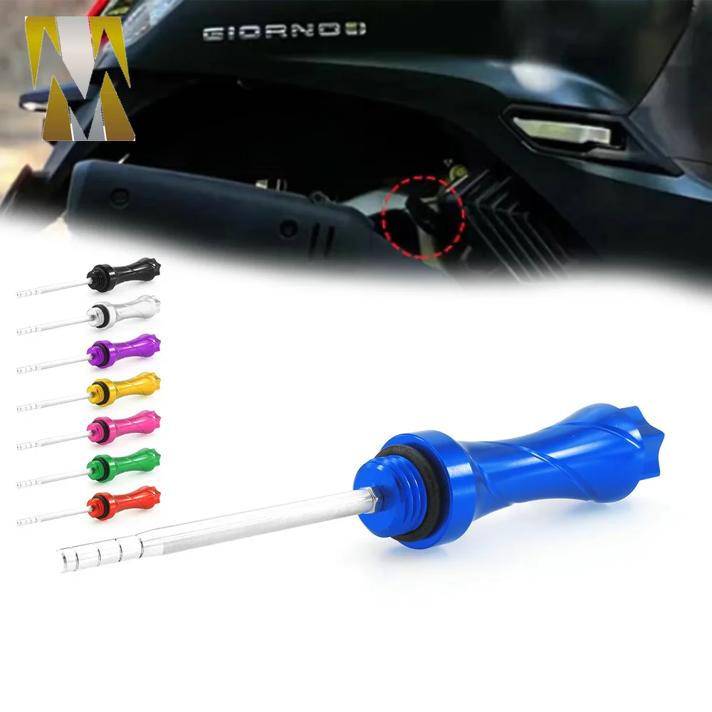 Motorcycle Aluminum Oil Ruler Probe Level Gauge For Honda GIORNO125 Engine Oil Tank Dipstick Accessories