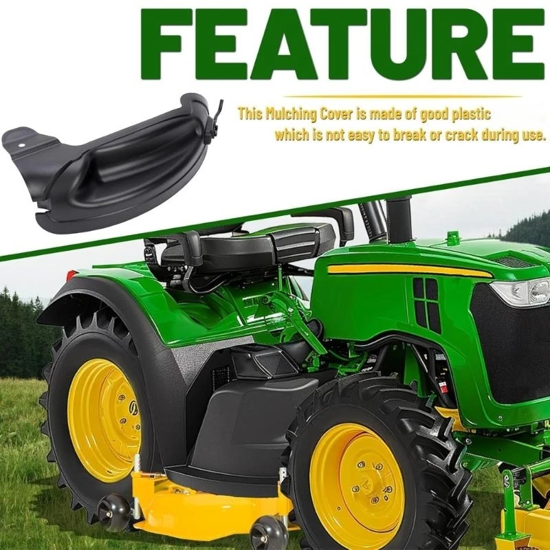 

Lawn Mower Deck Mulch Cover Premium Plastic Construction 631-05195A 631-05195 for 42'' 46'' Tractor Models D2RD