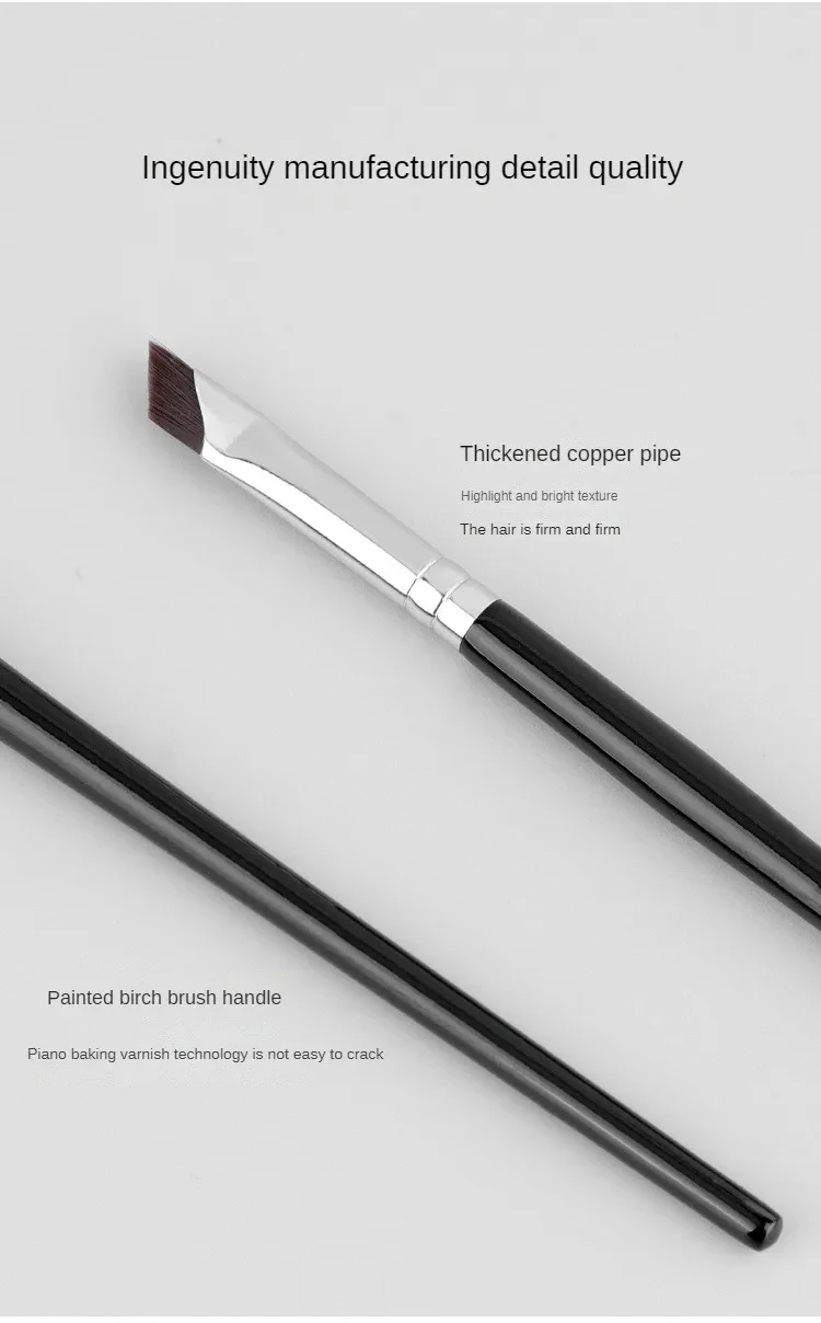 Upgrade Blade Eyeliner-Pinsel, ultradünn, feiner Winkel, flacher Augenbrauenpinsel, Liner Brow Place, Make-up-Pinsel, präziser Detailpinsel – Detail 6
