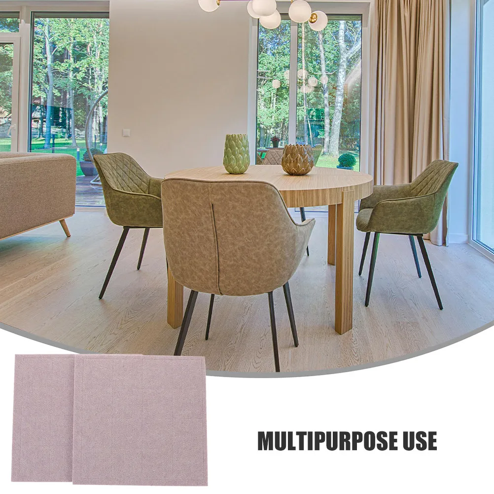 64Pcs Cuttable Felt Furniture Leg Protectors Self-Adhesive Non-Slip Floor Pads for Hardwood Floors Scratch Resistant Chair Table