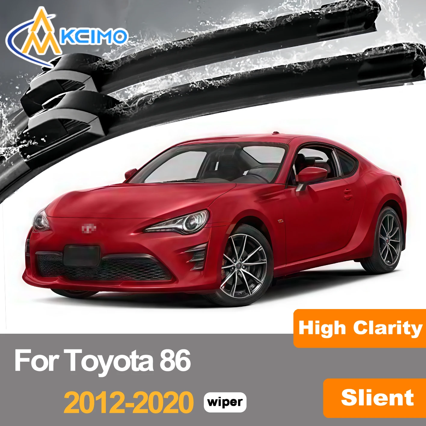 

2PCS Front Windshield Wiper Blades For Toyota 86/ZN6/ZC6 2012-2020 Subaru BRZ Rubber Wiper Blade Set Exact Fit Easy Install