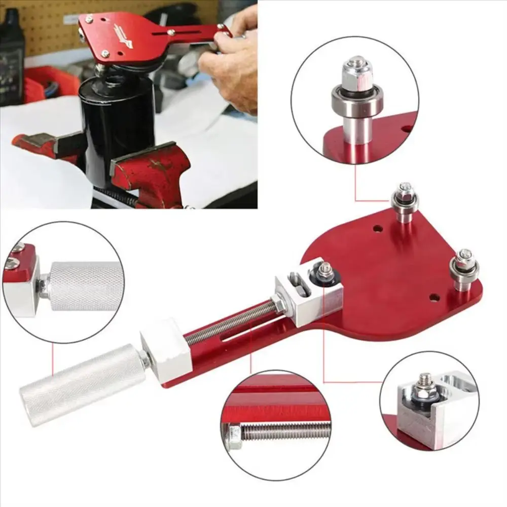 

Aluminum Alloy Oil Filter Cutter Adjustable Design Billet Aluminum Inspection Tool Heavy Duty Vise Jaw Plate Automotive Tools