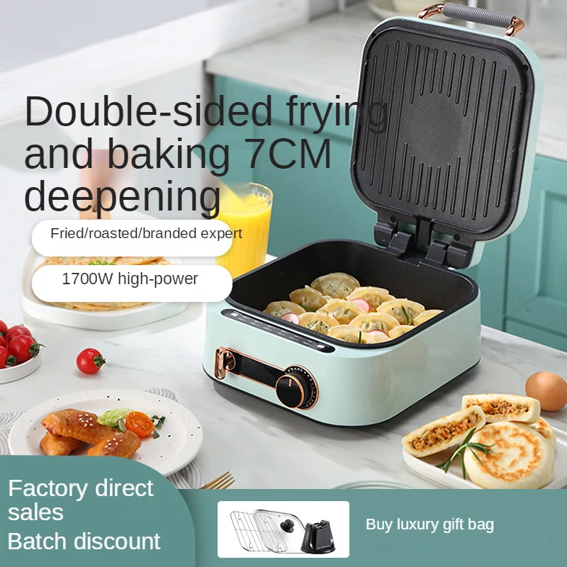

Multi-function electric baking pan Electric baking pan to deepen double-sided heating Frying pancake pan Pizza electric hot pot