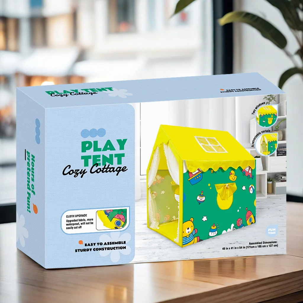 

Children's tent toys for easy storage indoor and outdoor children's home happy house game tent