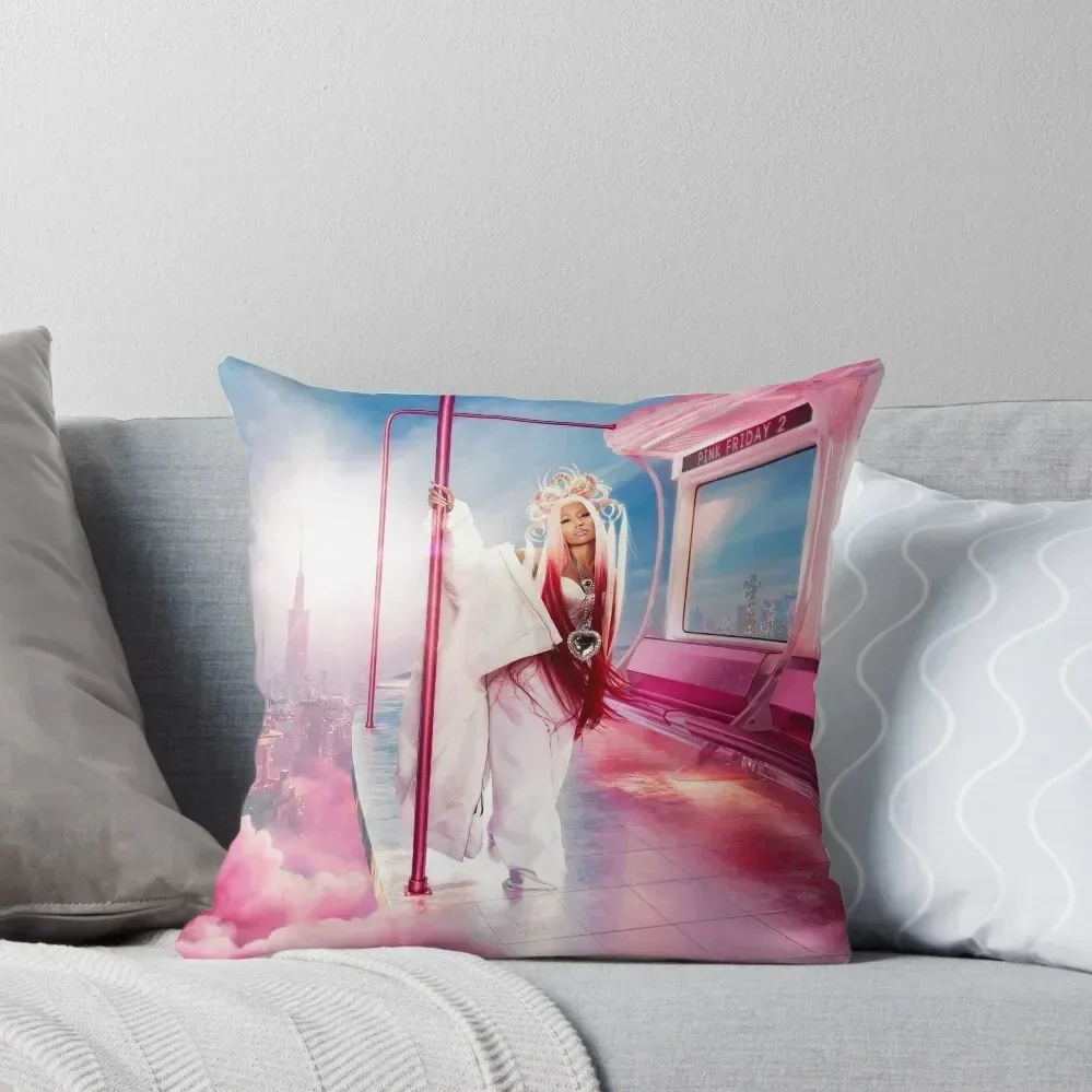 

Nicki Minaj Pink Friday 2 Throw Pillow Elastic Cover For Sofa covers for pillows Sofas Covers Couch Cushions pillow