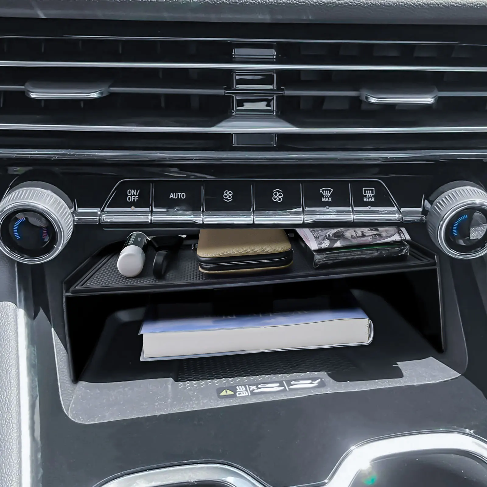 

Center Console Organizer for 2024-2025 Chevy Traverse Gear Shift Storage Dividers Tray Phone Holder Center Console Storage Box