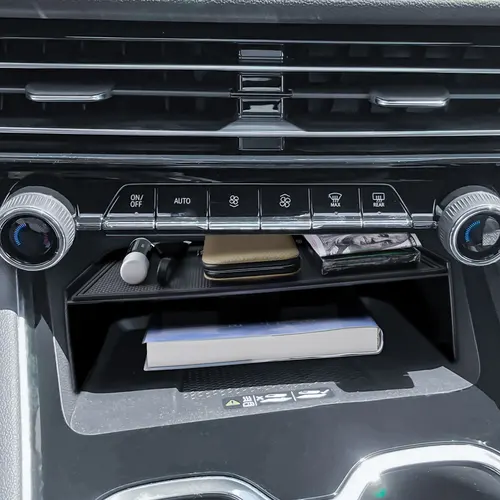 Imagen 2 del producto HGWEI para 2024-2025 Chevy Traverse divisores de cambio de marchas consola central media organizador caja de almacenamiento bandeja soporte Interior para teléfono