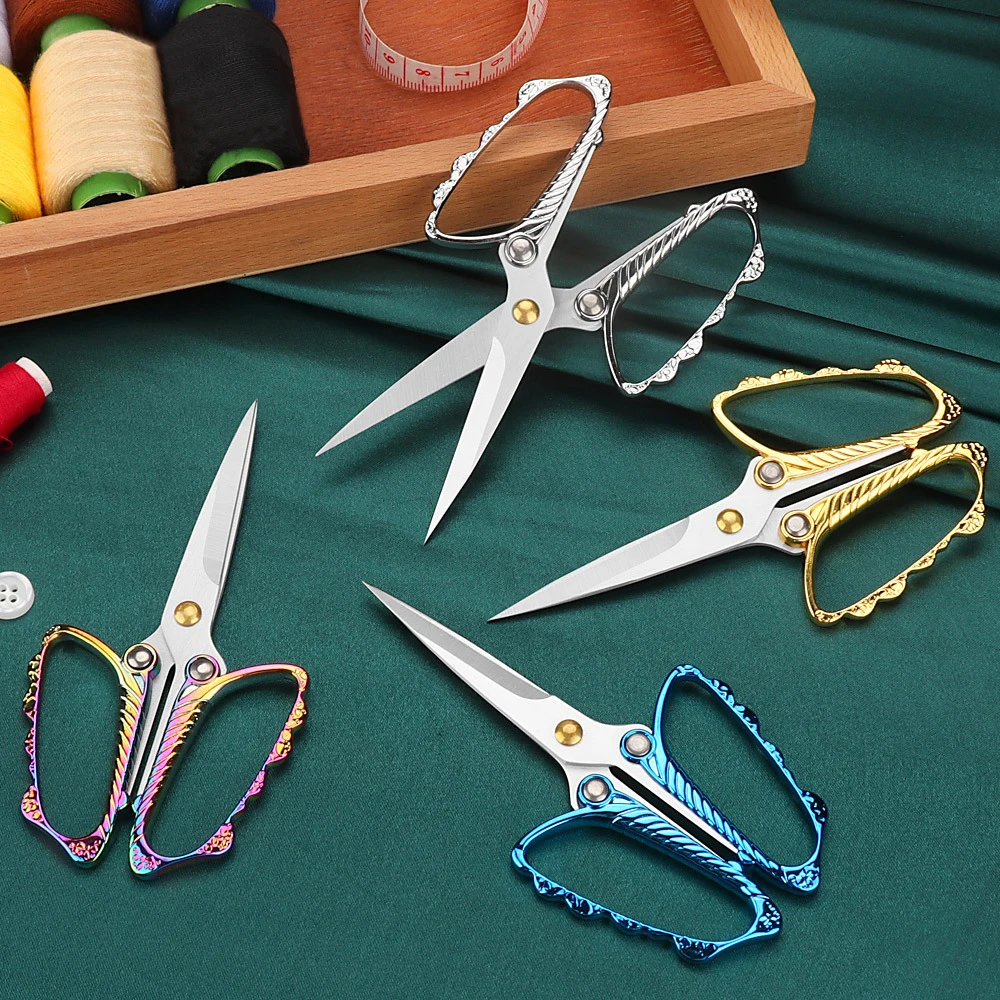 Creative Butterfly Scissors School Handmade Tools Tailoring Office Supplies Small Scissors  Sewing Stainless Steel Scissors
