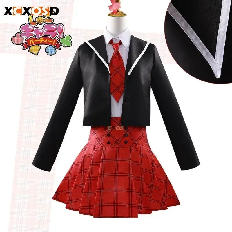 

Shugo Chara! Hinamori Amu Cosplay Costumes Uniform Guardian Sweetheart Yameng Cos Uniform School Full Set