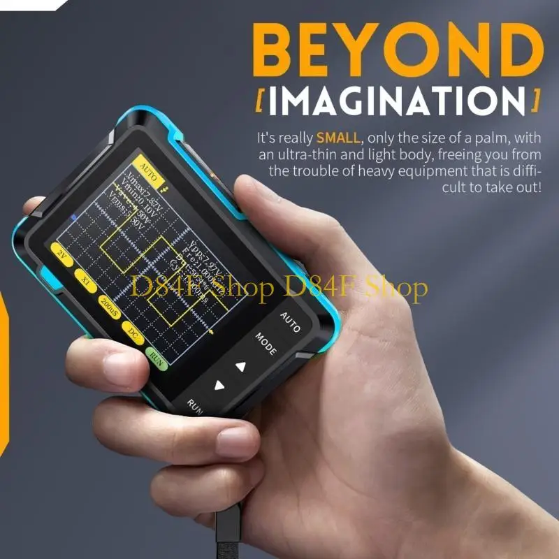 

D84F Rechargeable Oscilloscope DIY Electrical Tester for Automotive Electronics