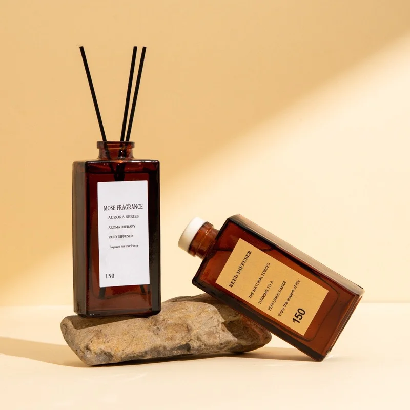 150ml Brown Bottle Reed Diffuser Oils, Hotel/Room/Home Aromatherapy Oils Home Fragrance Air Freshener Decoration Gift