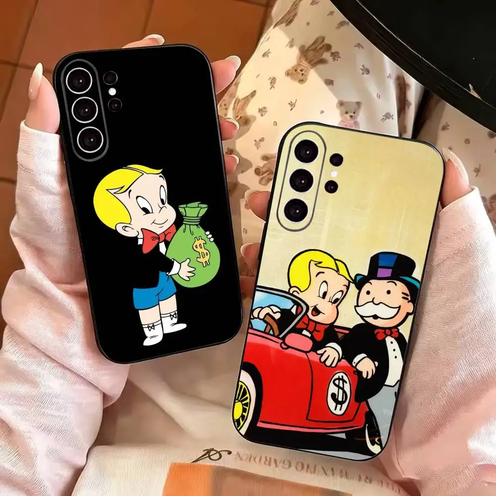 Rich Boy R-Richies Phone Case For Samsung S25,S24,S21,S22,S23,S30,Ultra,S20,Plus,Fe,Soft Silicone Black Cover