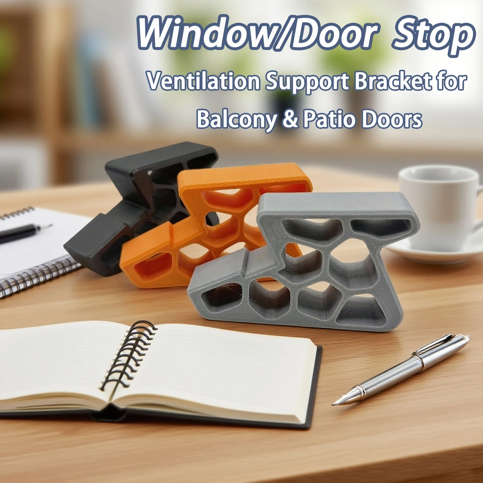 Sliding Window Door Stopper Ventilation Limit Bracket Honeycomb Hollow Design Sliding Patio Door Lock Holder Anti-Slip Window