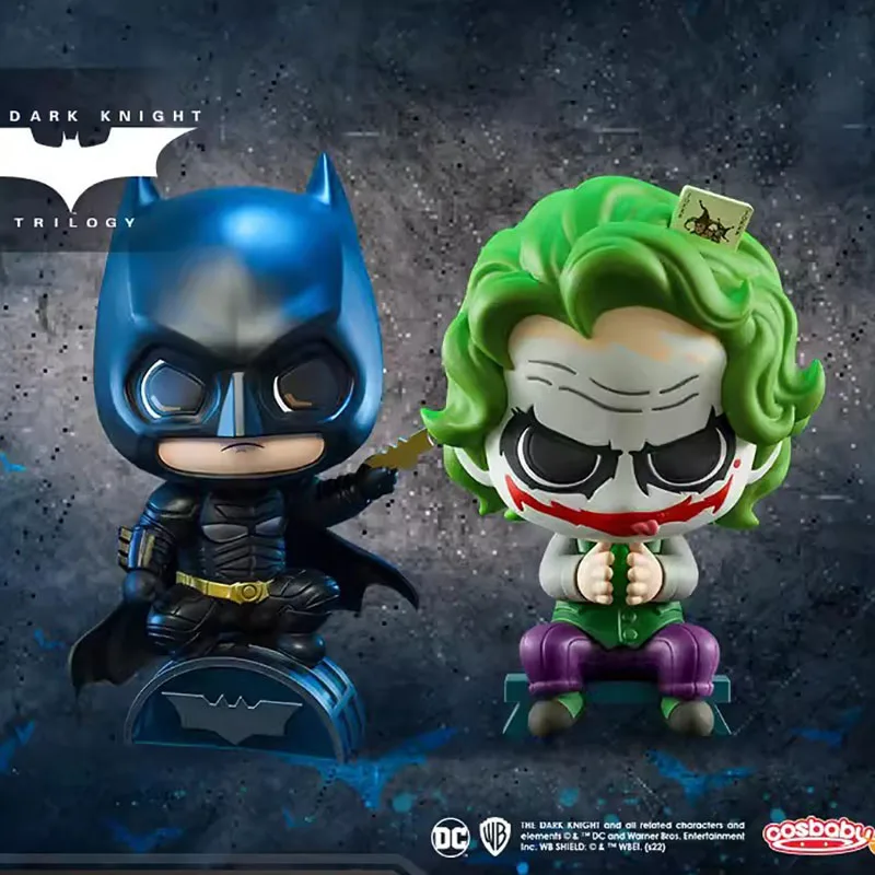 In Stock Original HT HotToys COSBI XL Mini Collectible Version The Dark Knight Trilogy Batman Clown 34cm Action Figure Dolls