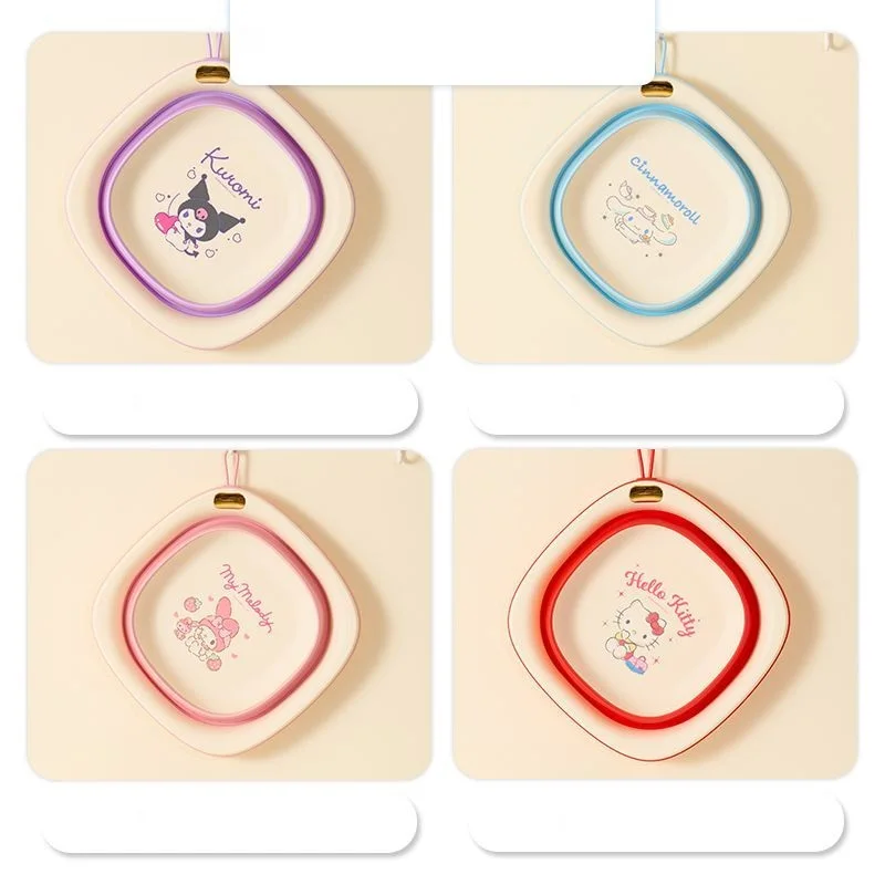 

Sanrio общежитие складной умывальник Hello Kittys мультфильм умывальник портативный модный горячий новый стиль креативные простые элитные подарки