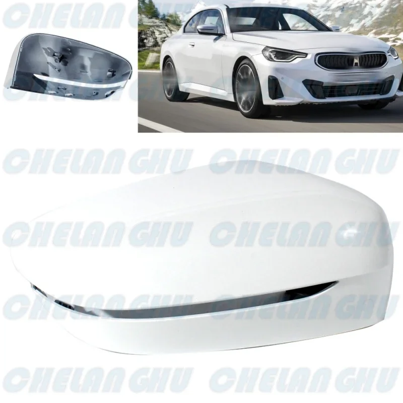 

For BMW G42 M240 G20 M340 M3 G81 G26 M440 M4 G82 i4 M50 2021 2022 2023 2024 LHD Right White Painted Mirror Cover Houseing