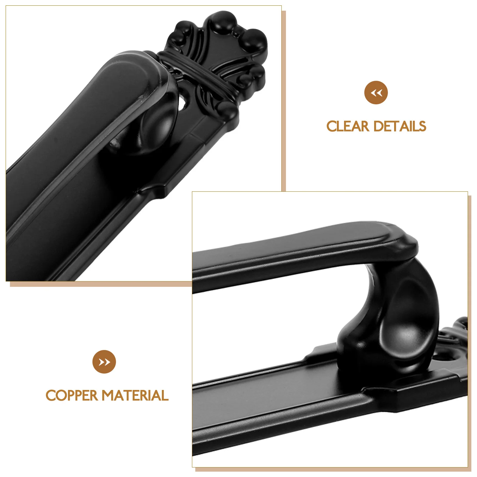 

2Pcs Large Rustic Barn Door Handle Solid Metal Garage Closet Pull Smooth Grip for Interior Exterior Use Decorative Door Hardware