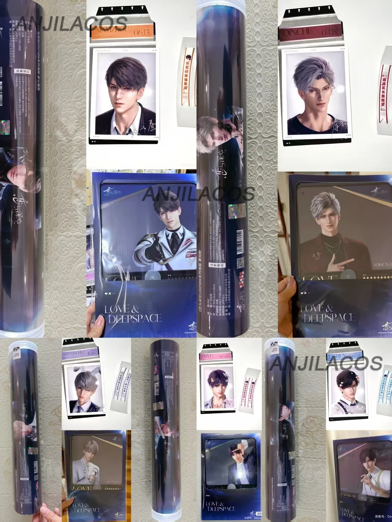 

In Stock [Official Merchandise] Love and Deepspace BW Cosplay Xavier Zayne Rafayel Sylus Caleb Bromide Photo Card Fan Poster