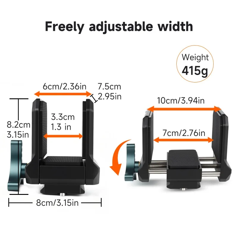 Aluminum Alloy Outdoor Tactical Equipment Quick-mount Small Clamp Saddle Bracket for Enhanced Precision Ball Head