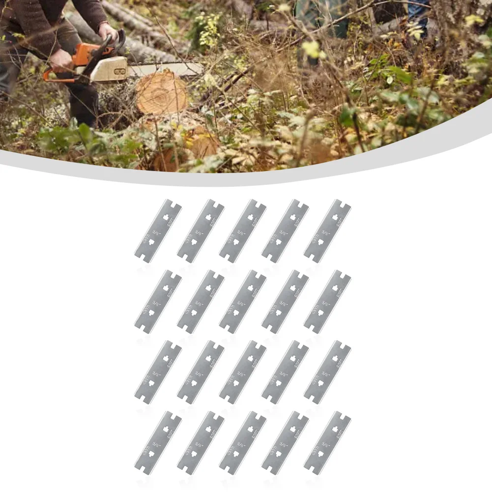 

20pcs 73LP And 73VL Chainsaw Raker Depth Gauge Set 5056981-01N Chainsaw Accessories Garden Power Tools Parts