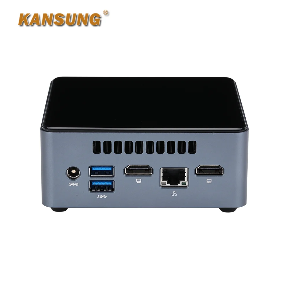 Thin Client Intel Pentium Zilver J5005 Gemini Lake Quad Core Dual DDR4 Ram Slot Dual HD X86 Single Board Industriële Mini PC