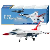 FMS Hobby Airplane RC Jet Fighter EPO Foam 6CH EDF 64mm F-16 Fighting Falcon Brushless Motor 40A ESC 14.8V 9G Servo PNP