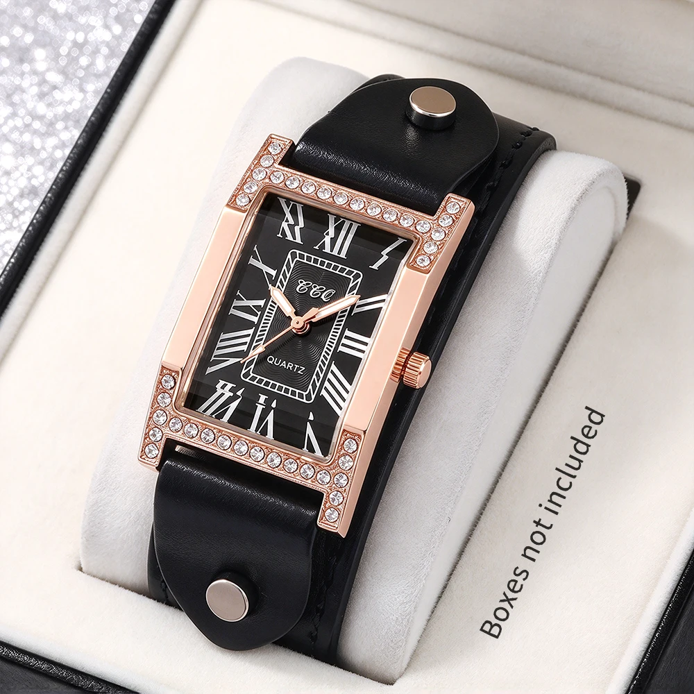 1 Piece of Niche Design Women's Quartz Watch with Multiple Colors To Choose From, Suitable As A Gift for Friends