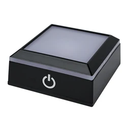 LED Display Base Multicolor Light Base for 3D Crystal Photo Lighted Up Stand Color Changing Small LED Light Base