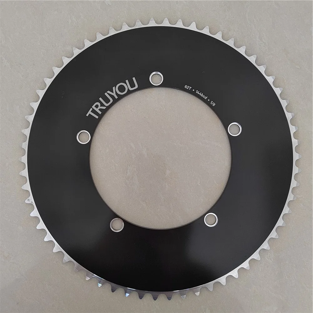 Track Bike Chainring 144BCD 57T-62T 7075 Aluminum