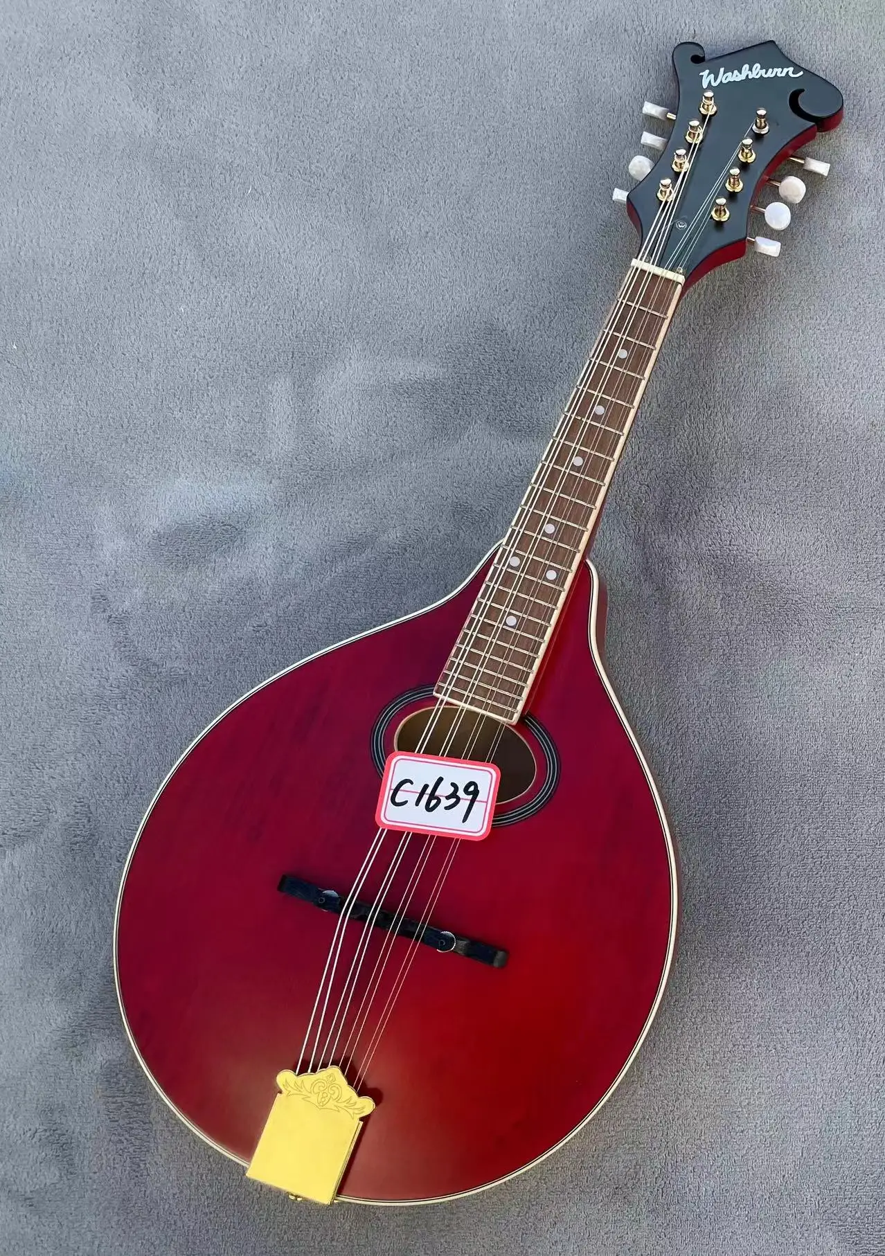 A Style W 8 Strings Mandolin Guitar All Laminated wood Body with soft bag in Stock Discount Free Shipping C1639