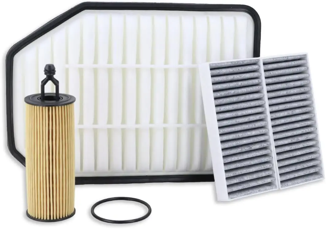 Engine Air Filter 68191349AB Oil Filter Cabin Air Filter for 2011-2017 Jeep Wrangler 2018 Wrangler 53034019AD 68258448AA