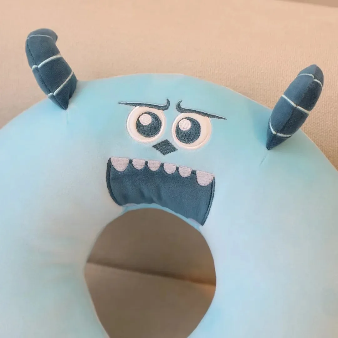 Disney Kawaii Anime Stitch Lotso Sullivan Alien Travel Relax U-Shaped Neck Guard Nap Pillow Cartoon Adult Surprise Gifts Fashion