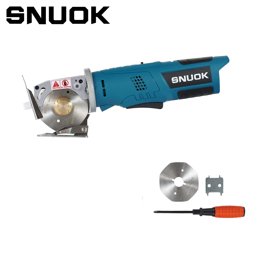SNUOK 12V Multi-Function Electric Shear, Handheld Carpet and Fabric Cutter, Power Tool, Compatible with Bosch Lithium Battery