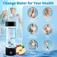 Bouteille Générateur d'Eau Hydrogénée Portable Rechargeable Électrique Ioniseur Alcalin Tasse Eau Riche en Hydrogène Soins de Santé 6