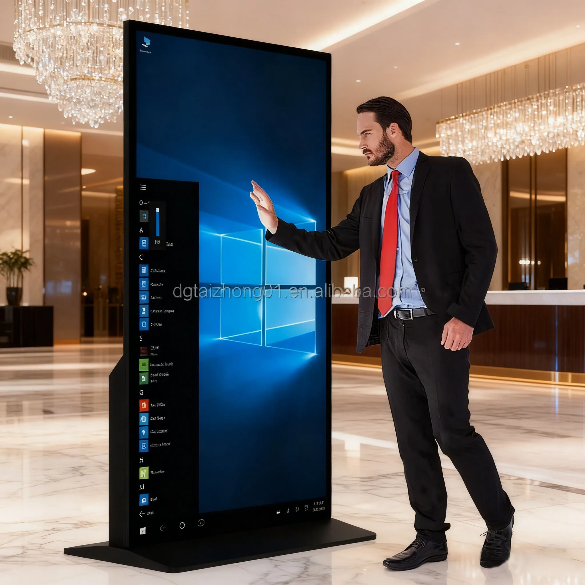 

Commercial Vertical LCD Display 85/75inch 4K UHD Full Color Advertising Billboard Android With CMS For Elevator Shopping Mall