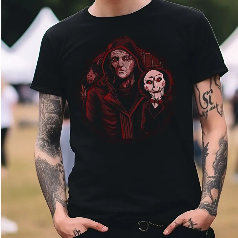 Billy the Puppet Horror T-Shirt Black S-3XL Saw