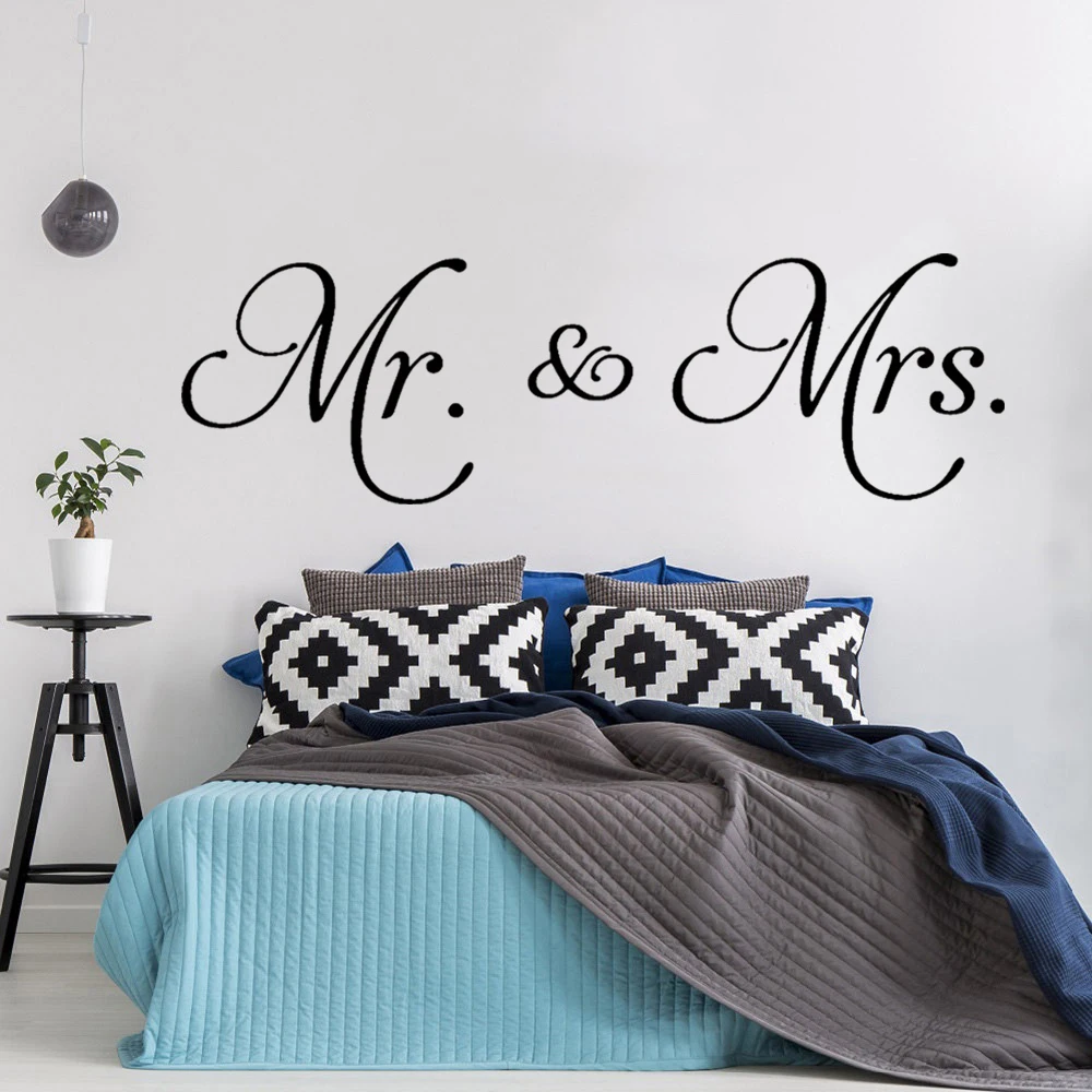 السيد السيدة جدار صائق غرفة المعيشة للإزالة الديكور بساطتها الفينيل غرفة نوم سقف خزانة ملصقات جدار ديكور فني المنزل