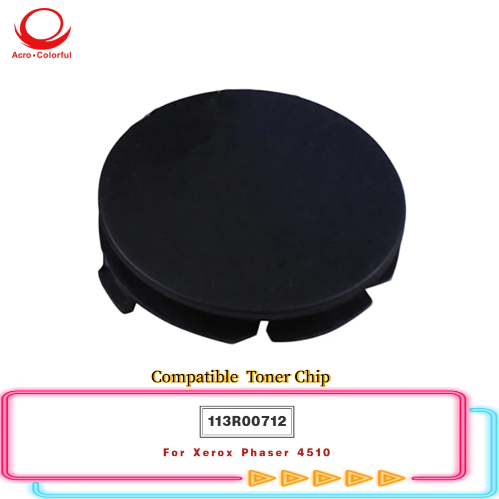 

Совместимый чип для картриджа с тонером черного цвета 19K 113R00712, подходит для чипа и частей тонера Xerox Phaser 4510