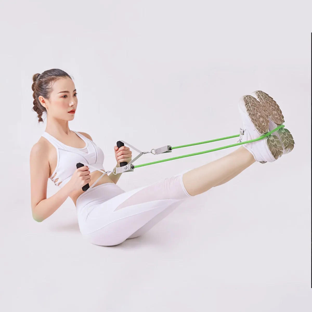 3Pcs Resistance Tubing Latex Elastic Exercise Therapy Workout Finger Tubes Chest Expander Accessories Portable