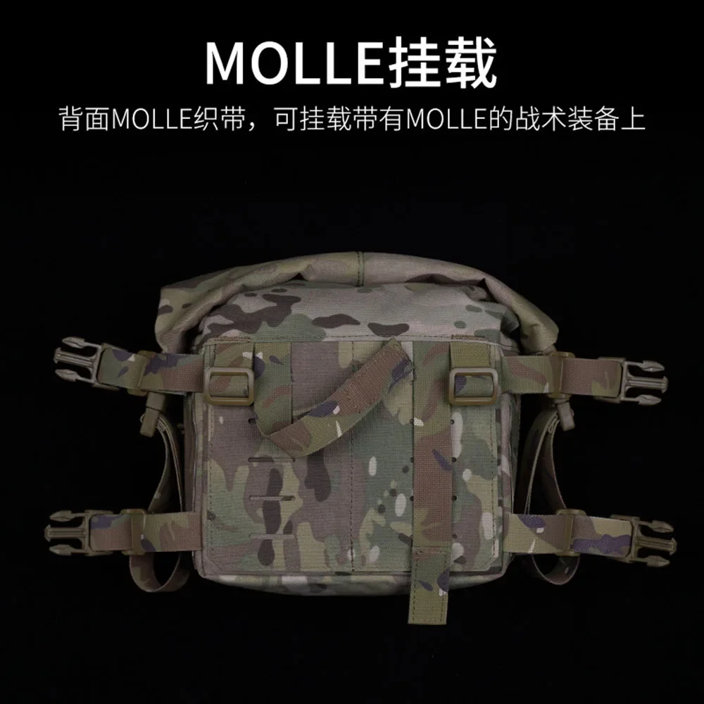 LBV Alpha Bolsa MOLLE Táctica de Gran Capacidad Pecho Dividido 34A - imagen 5