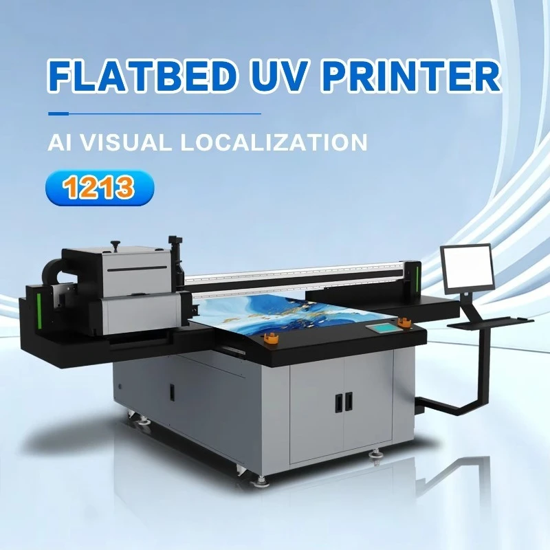 Large Format UV Flatbed Printer 2400 DPI High Precision Digital Printing Machine for Acrylic Metal PVC Glass Wood Signs