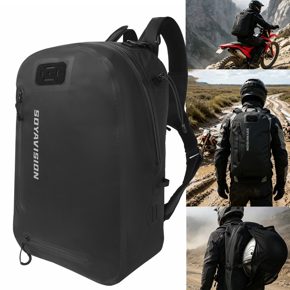 Ransel Helm Berkendara SOYAVIS - Motorcycle Gear Backpack ulasan dan harga