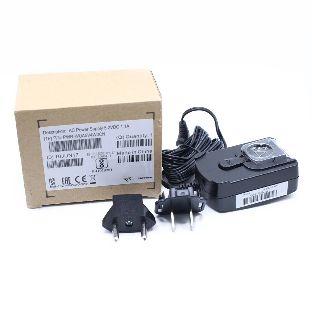 

AC power Supply 5.2V DC 1.1A PWR-WUA5V4W0CN