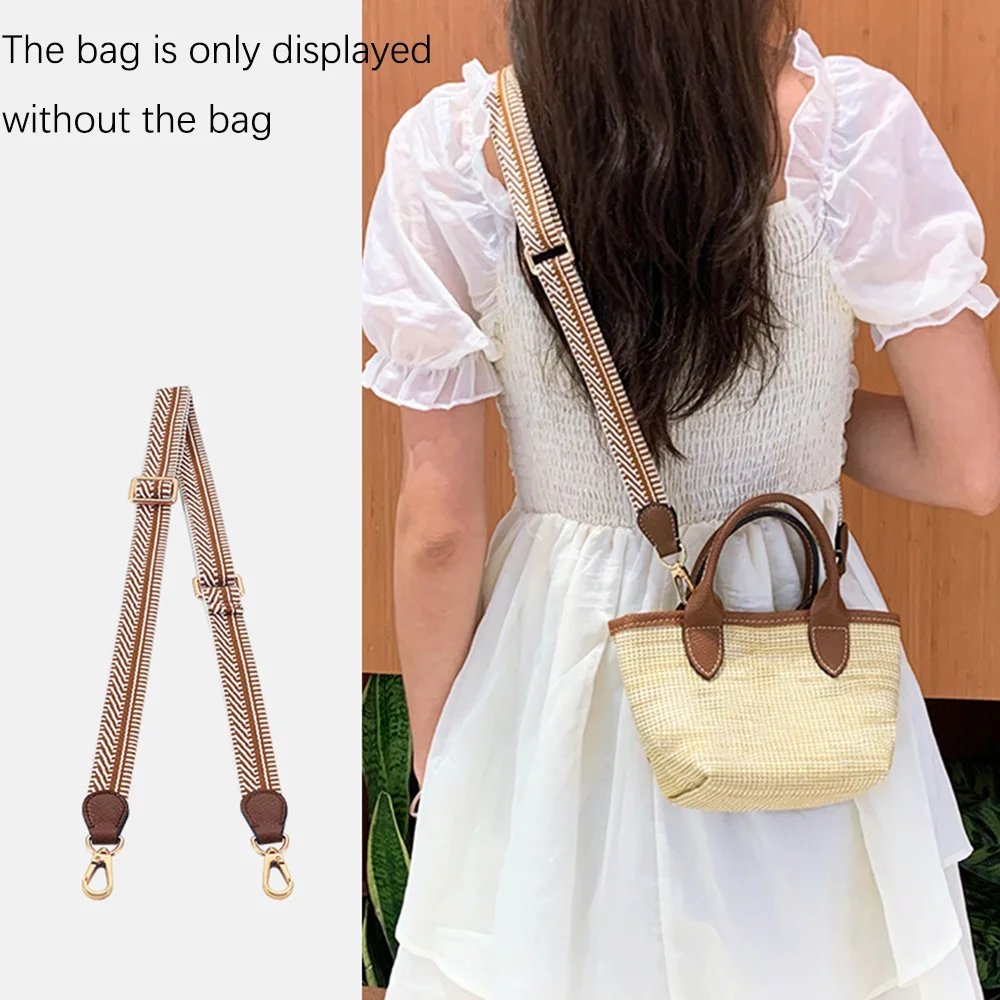 

Head Layer Cowhide Shoulder Strap Suitable For Longxiang Grass Woven Bags Modification Of Adjustable Diagonal Strap For Single